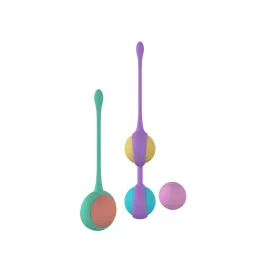 Painotettu Kegel treenisetti Party Color Toys Silikoni 3 Kappaletta