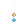 Raskem Kegel-treeningukomplekt Party Color Toys Silikoon 3 Tükid, osad