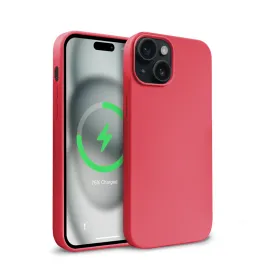 Crong Color Cover Magnetic - iPhone 15 Plus MagSafe Case (Pink)