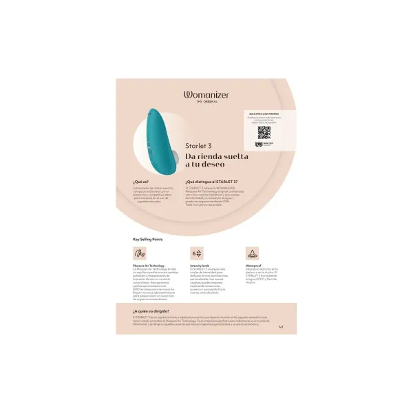 Vibrator Womanizer WOM165-INDIGO Blue