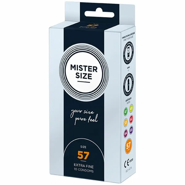 Kondoomid Mister Size 04137390000 Ekstra peen (57 mm)