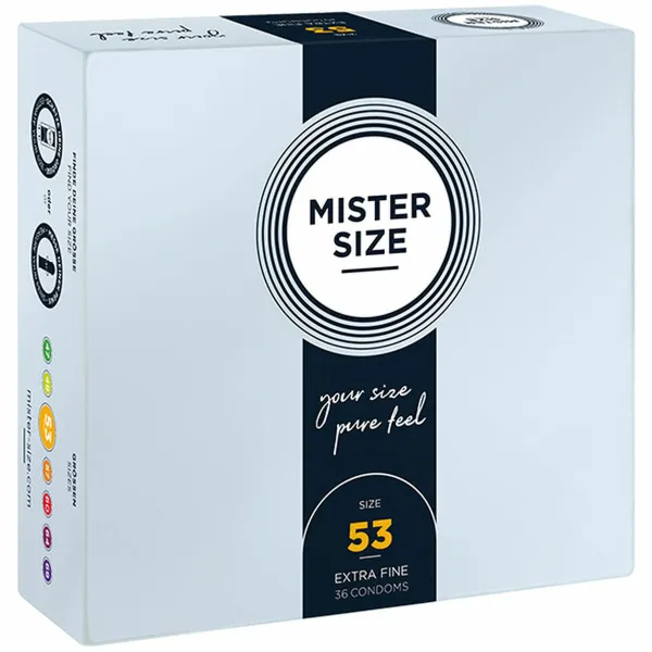 Prezervatyvai Mister Size Ø 5,3 cm (36 pcs)