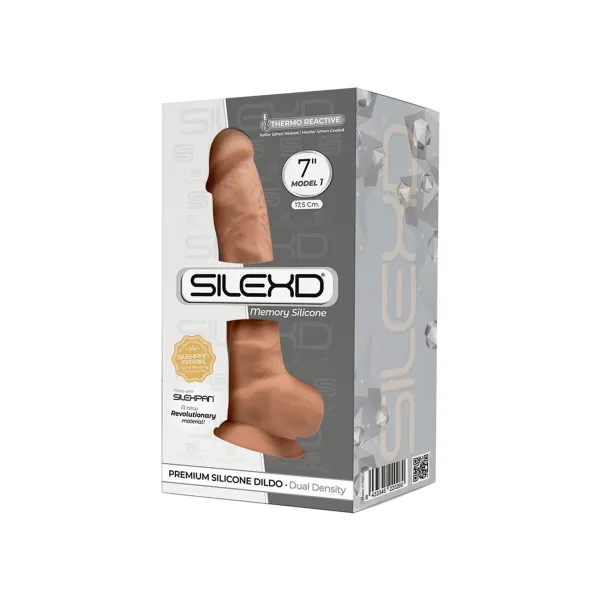Realistlik dildo Silexd Caramel Beež