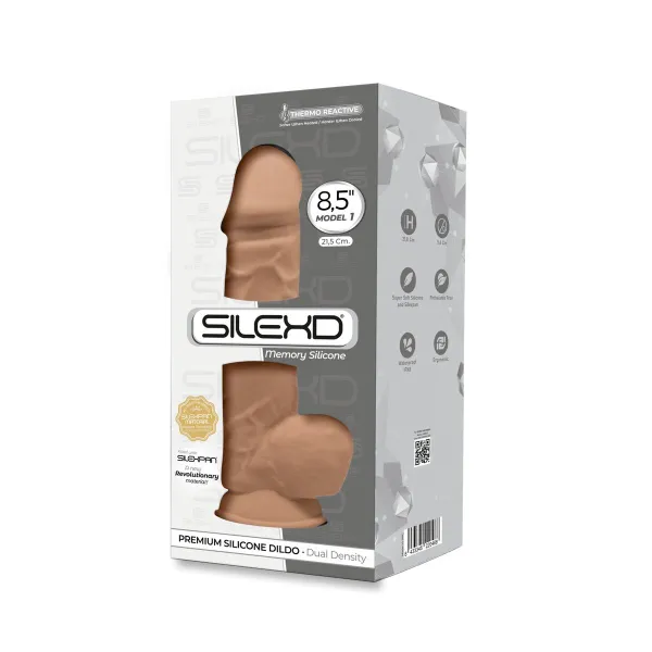 Realistlik dildo Silexd Caramel Beež