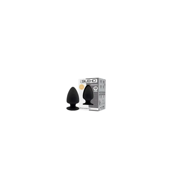 Anal plug Silexd Black Silicone XS