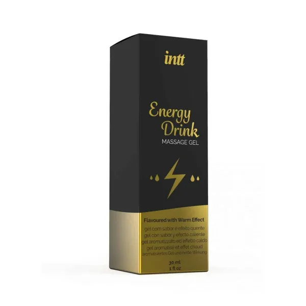 Masāžas Gels Intt Enerģētisks dzēriens 30 ml Sildošs efekts