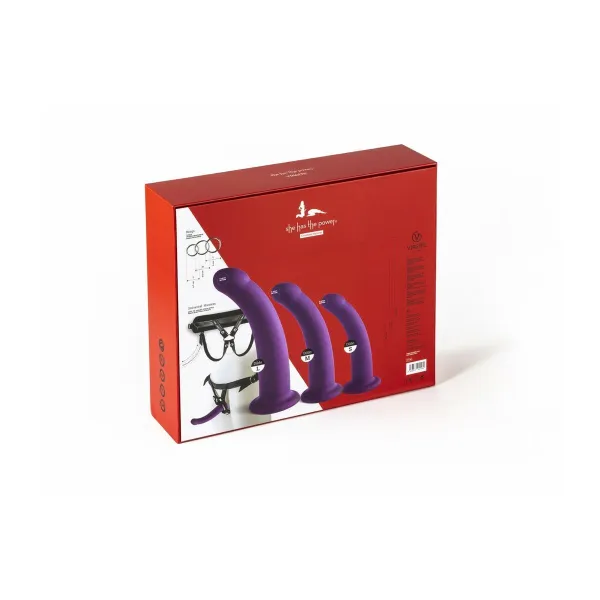 Strap-On Dildo Virgite Violets S/M/L