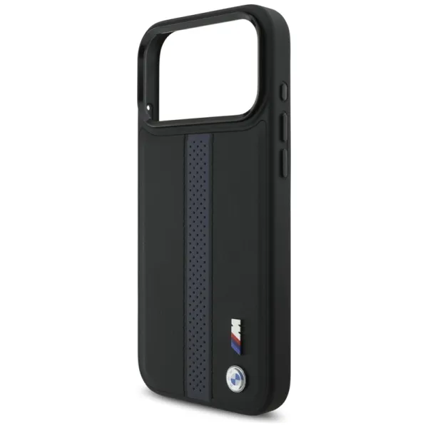BMW M Perforated Stripe Logo MagSafe - iPhone 17 Pro Max Case (Blue)