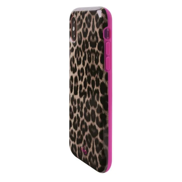 PURO Glam Leopard Cover - Case for iPhone Xs / X (Leo 2)