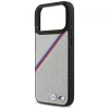 BMW M Tricolor Metal Logo MagSafe - iPhone 17 Pro Max Case (Gray)