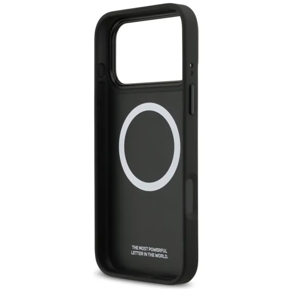 BMW M Tricolor Metal Logo MagSafe - iPhone 17 Pro Max Case (Gray)