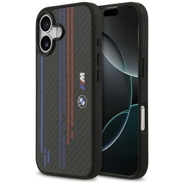 BMW M Kevlar Lines & Logo MagSafe - iPhone 17 Case (Black)