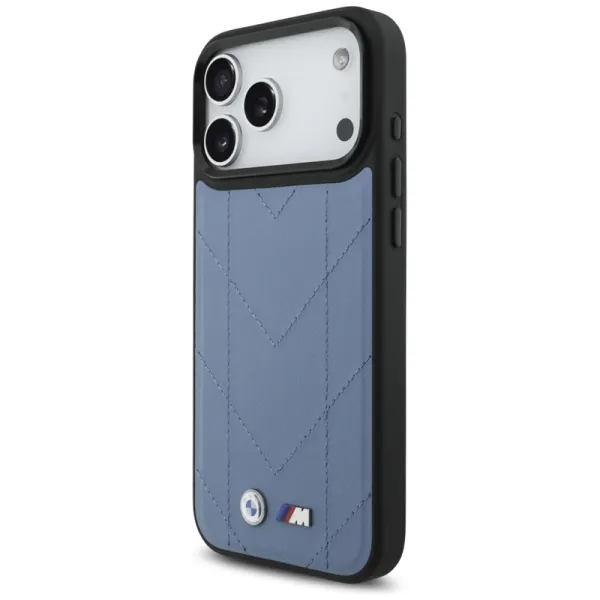 BMW M Quilted Logo MagSafe - iPhone 17 Pro Max Case (Blue)