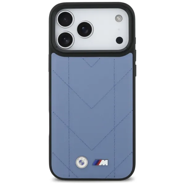 BMW M Quilted Logo MagSafe - iPhone 17 Pro Max Case (Blue)
