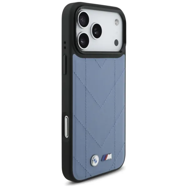 BMW M Quilted Logo MagSafe - iPhone 17 Pro Max Case (Blue)