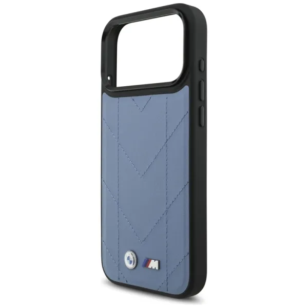 BMW M Quilted Logo MagSafe - iPhone 17 Pro Max Case (Blue)