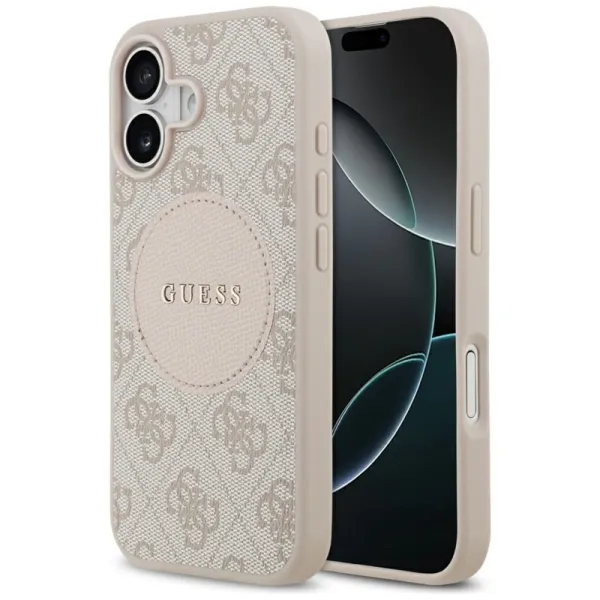 Guess 4G Circle Classic Logo MagSafe - Case iPhone 17 (pink)