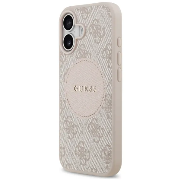 Guess 4G Circle Classic Logo MagSafe - Case iPhone 17 (pink)