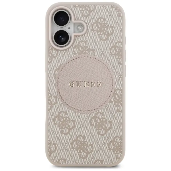 Guess 4G Circle Classic Logo MagSafe - Case iPhone 17 (pink)