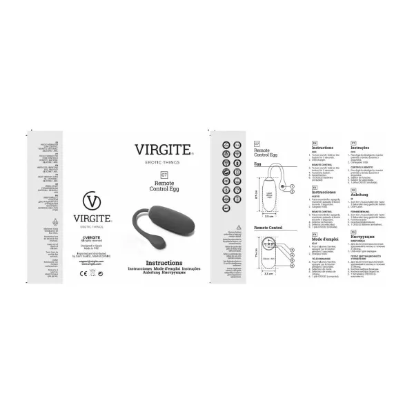 Vbraator Egg Virgite Roosa