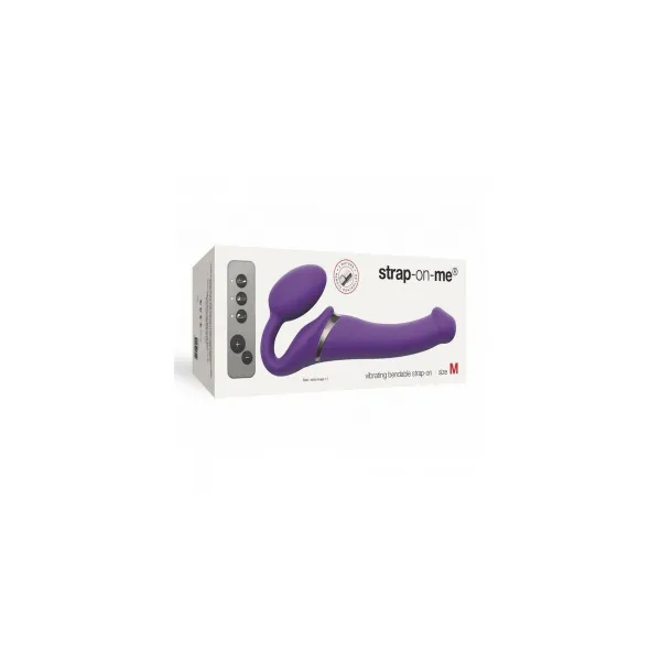 Мастурбатор Двойное проникновение Strap-on-me Purple Фиолетовый L