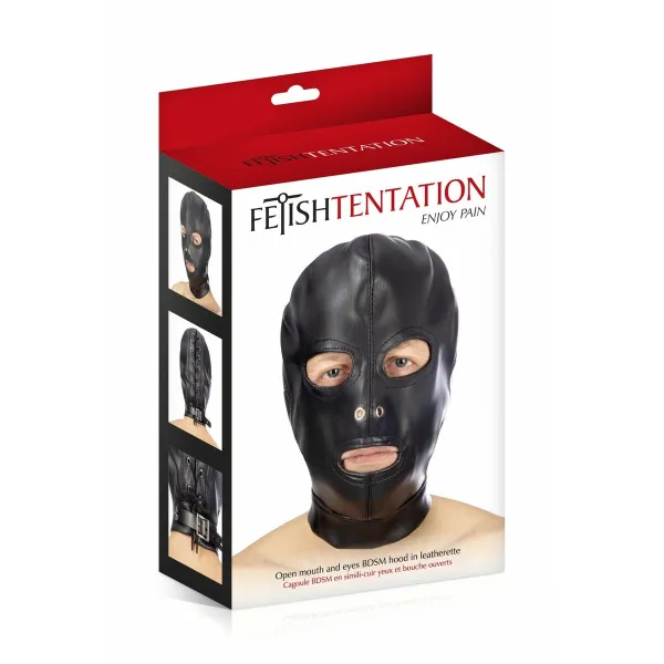 Maska Fetish Tentation Melns