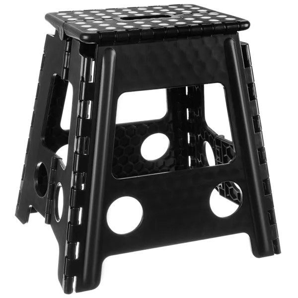 Kokkupandav taburet mustvalge 39cm