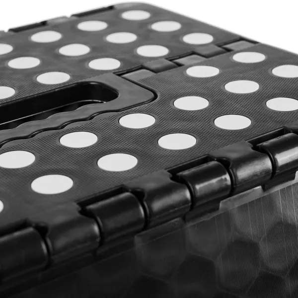 Kokkupandav taburet mustvalge 39cm