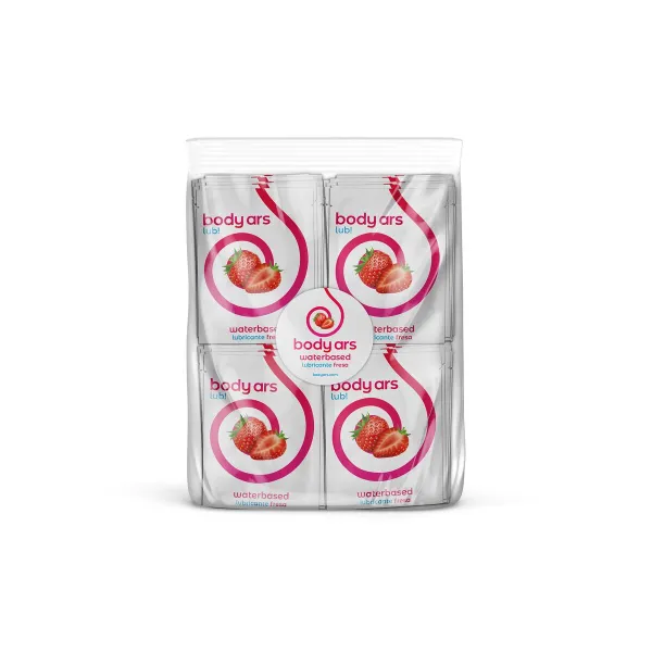 Slide Waterbased lubrikantas Body Ars 4 ml Braškė