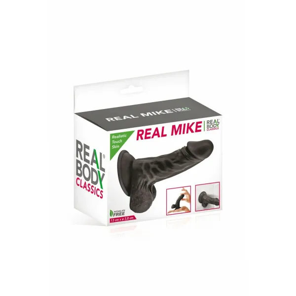 Reālistiskais Dildo Real Body Melns