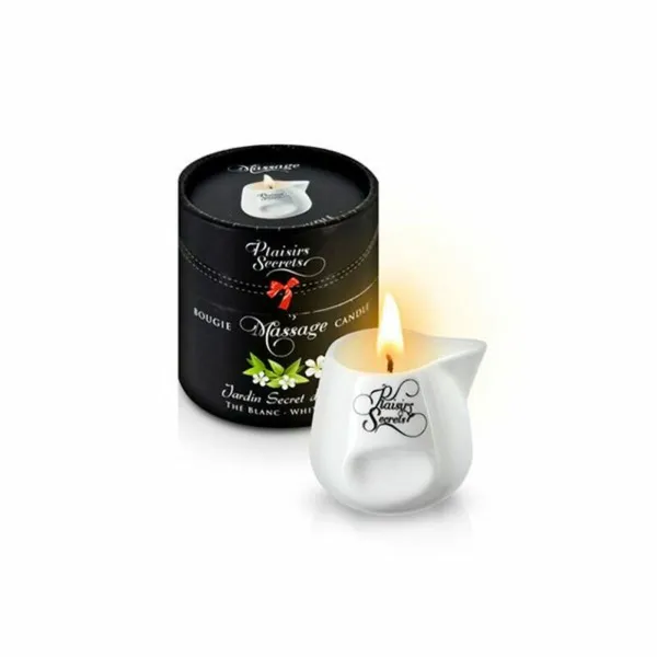 Hierontakynttilä Plaisirs Secrets Valkoinen tee 80 ml