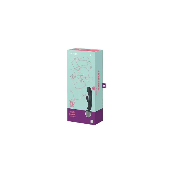 Dvigubos Stimuliacijos Vibratorius Satisfyer Triple Lover