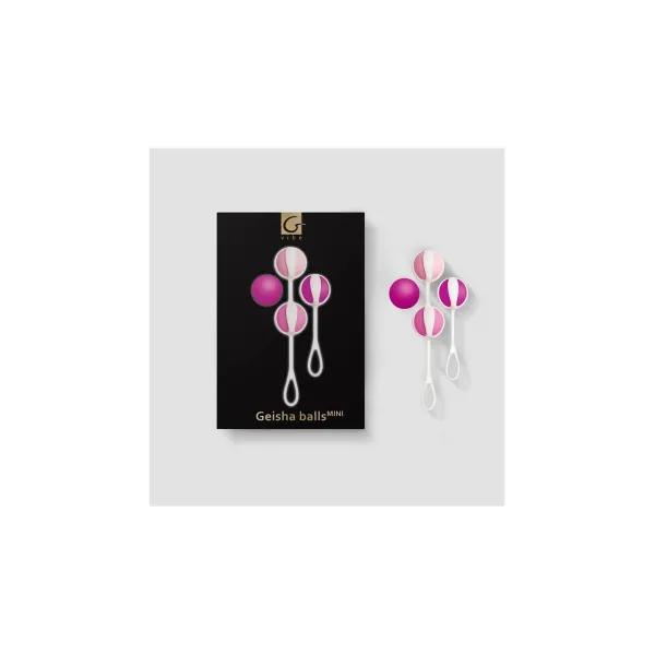 Raskem Kegel-treeningukomplekt Gvibe Geisha Mini Fuksiaroosa