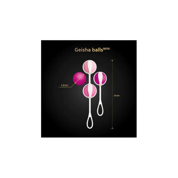 Painotettu Kegel treenisetti Gvibe Geisha Mini Fuksia