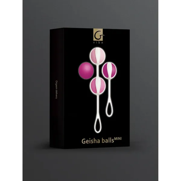 Raskem Kegel-treeningukomplekt Gvibe Geisha Mini Fuksiaroosa