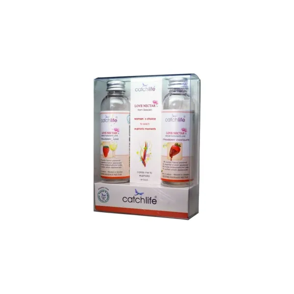 Lubrica Nature Body Nectar I 2 x 75 ml Braškė