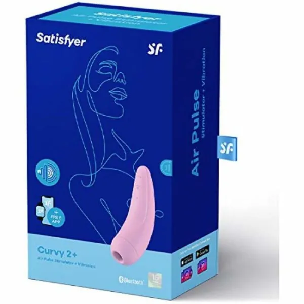 Dual Stimulation Vibe- vibraattori Satisfyer Curvy 2 + Pinkki