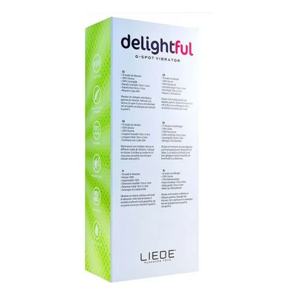 Вибратор Liebe Delightful вишневый