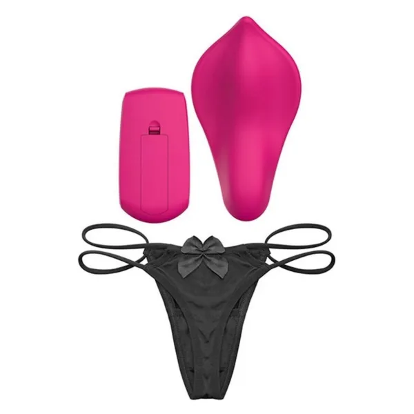 Интенсивный массажер Liebe Panty Розовый вишневый