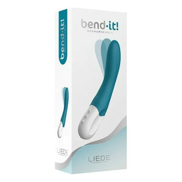 G-Spot Vibrator Liebe Bend It Dark blue 30 x 40 cm