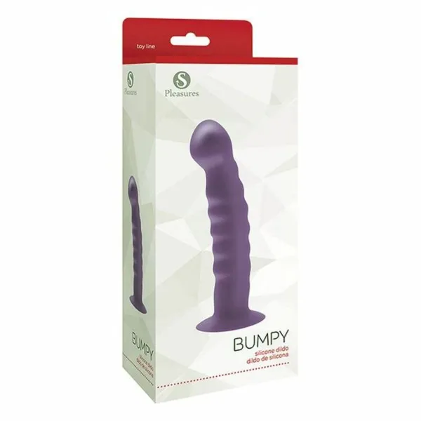 Дилдо S Pleasures Bumpy Пурпурный