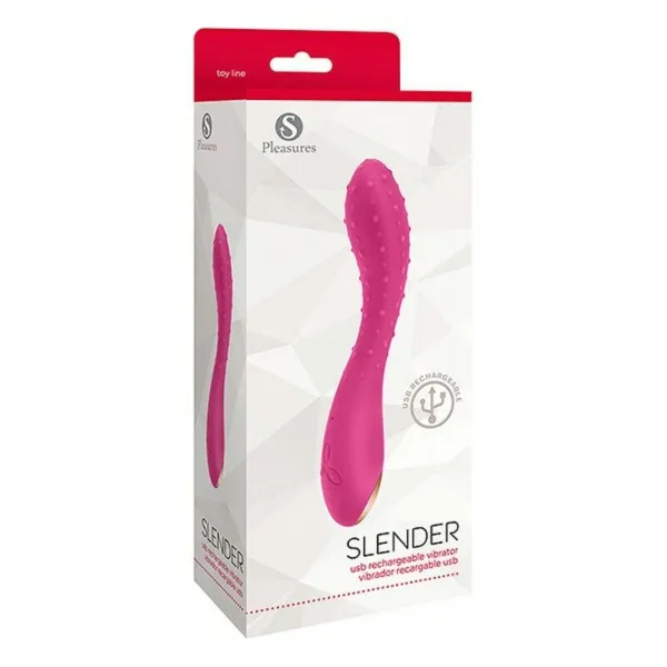 G-pistevibraattori S Pleasures Slender Pinkki