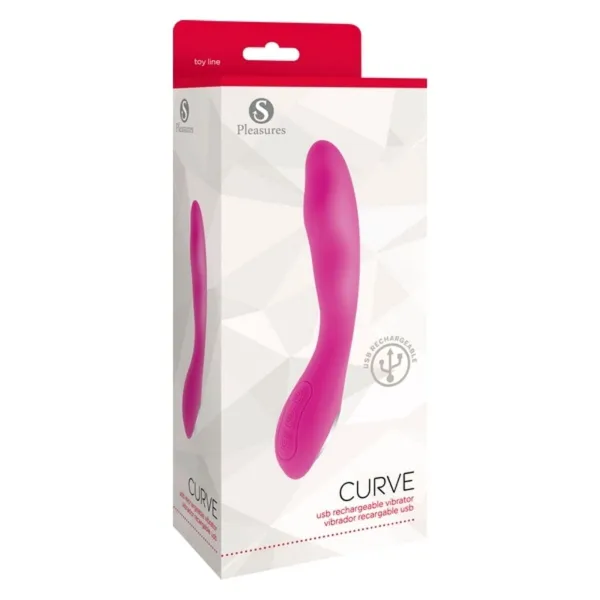 G-Punkta Vibrators S Pleasures Curve Rozā