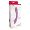 Šildymo vibracija S Pleasures Curve Candy Alyvinė
