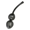 Vaginālās viedlodītes Jane Wonda Kegel Balls, melnas Mystim Silikona Silikona/ABS (Ø 3,3 cm)