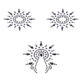 Gloria- alusvaatesetti, musta-violetti Mystim (3 pcs)