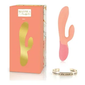 Divkārši Stimulējošs Vibrators Rianne S Essentials Xena Rabbit Oranžs Korāļi