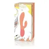 Двойной стимулирующий вибратор Rianne S Essentials Xena Rabbit Оранжевый Коралл