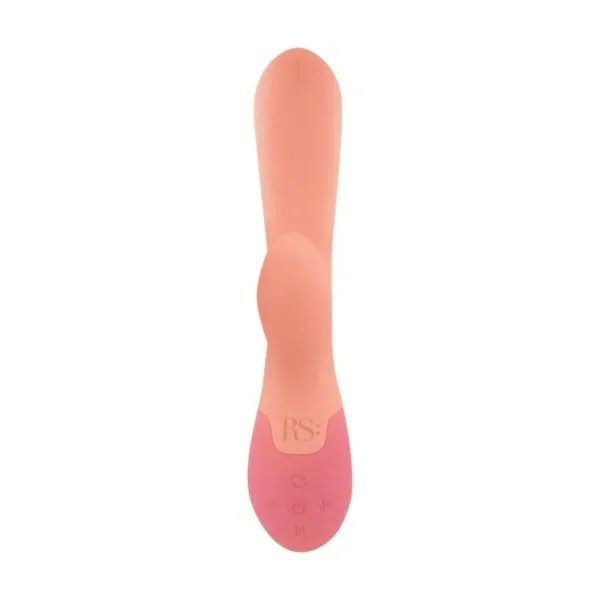 Двойной стимулирующий вибратор Rianne S Essentials Xena Rabbit Оранжевый Коралл