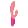 Dual Stimulation Vibe- vibraattori Rianne S Essentials Xena Rabbit Koralli Pinkki